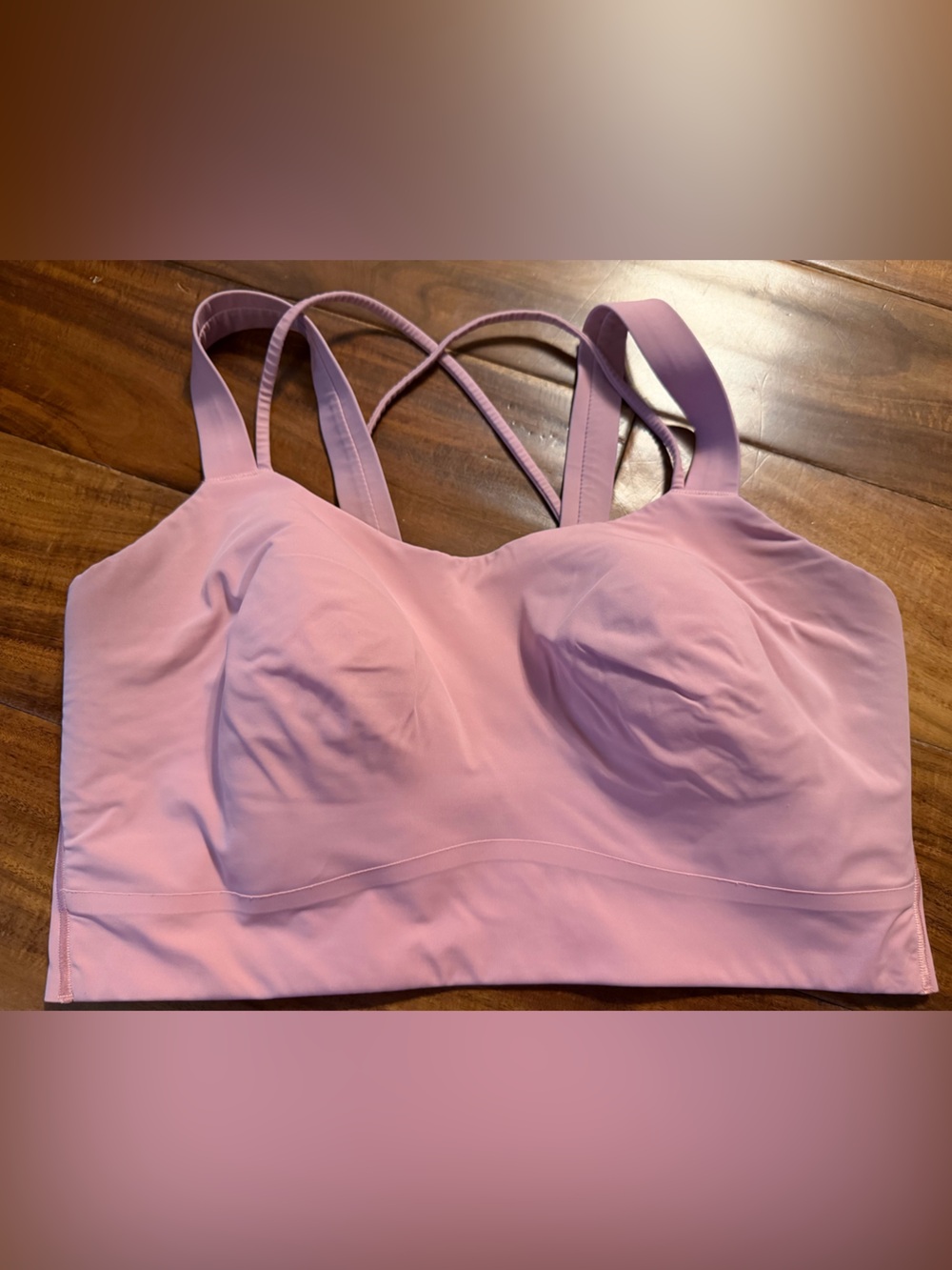 Like a Cloud Longline Bra *Light :
Support, D/DD Cup -Pink Tide -  size 12